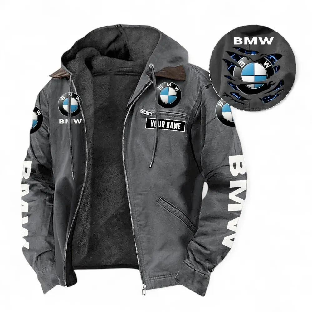 Entry Luxury Car Hooded And Flannel Hoodie, Sporty & Casual  Hoodie For Car Lovers CAR391 - Gray