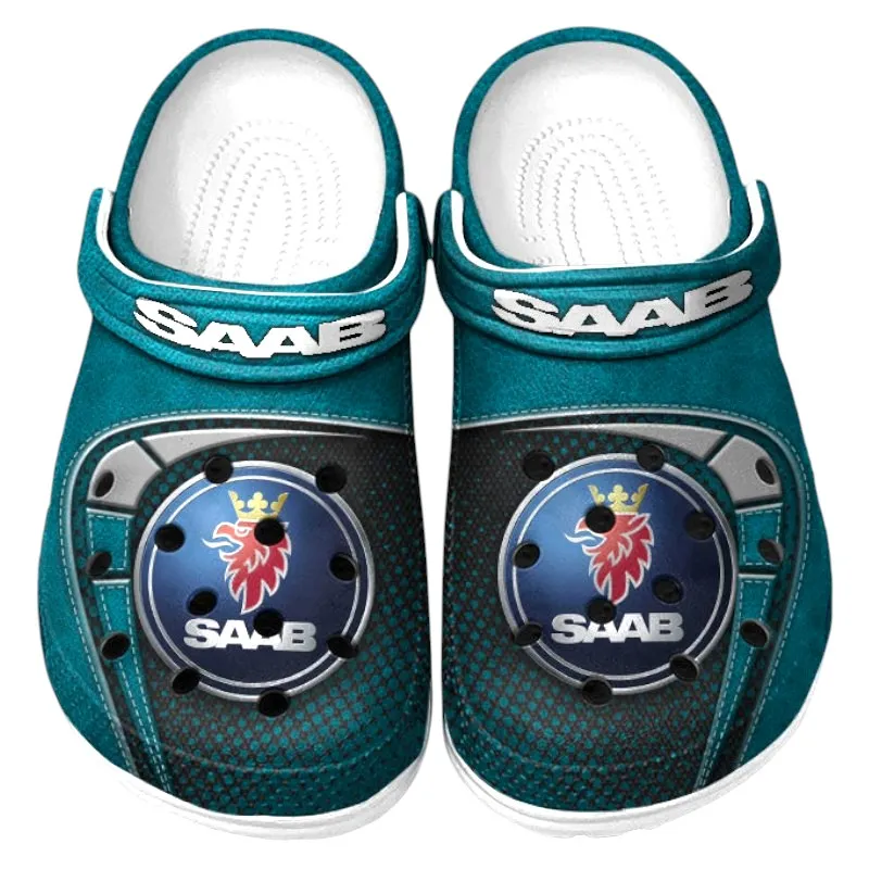 Everyday Auto Lover’s All Over Print Clog, Slip-On Shoes for Daily Comfort and Garage Style CAR177 - Cyan
