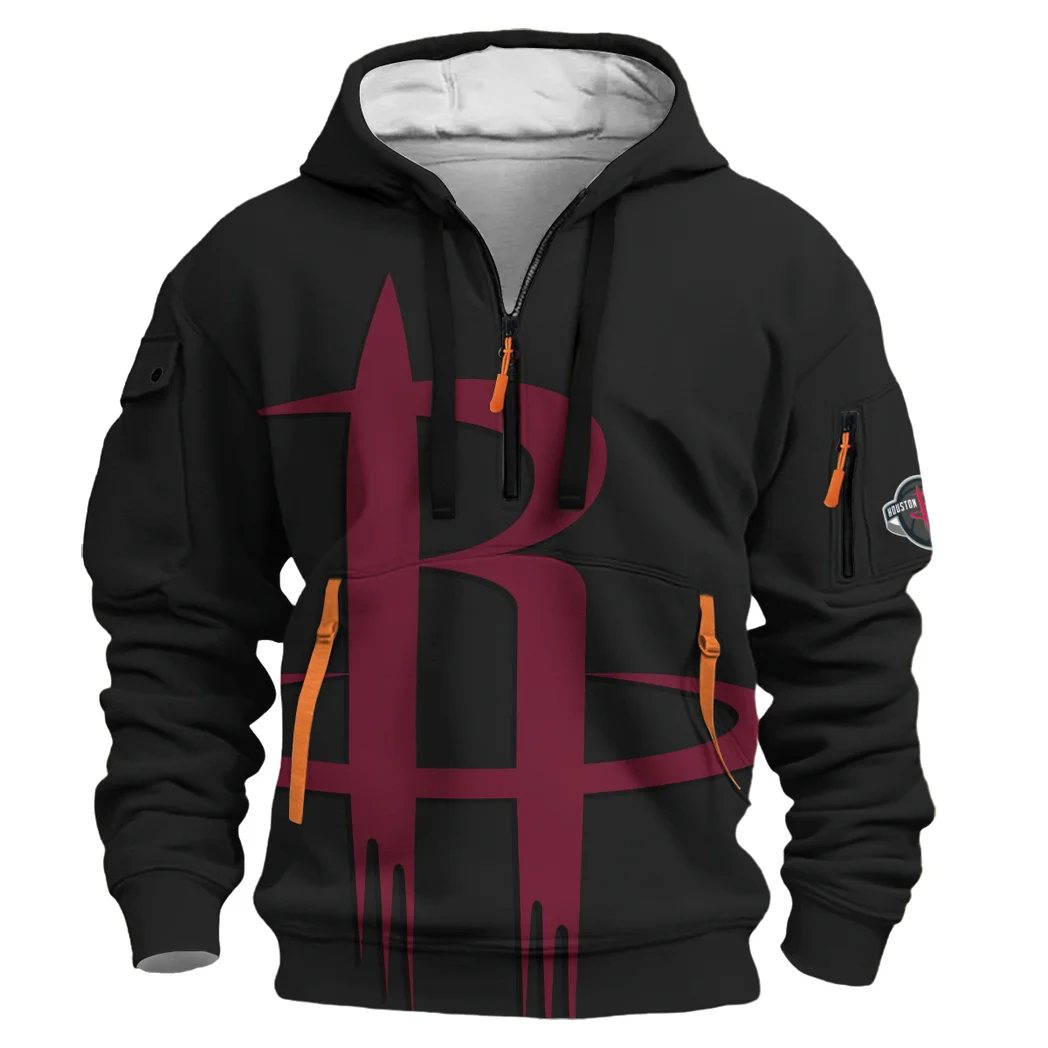 Everyday Basketball Nation Hoodie Half Zip 3D, Supporter Spirit Hoodie HVN1278 - Image 2