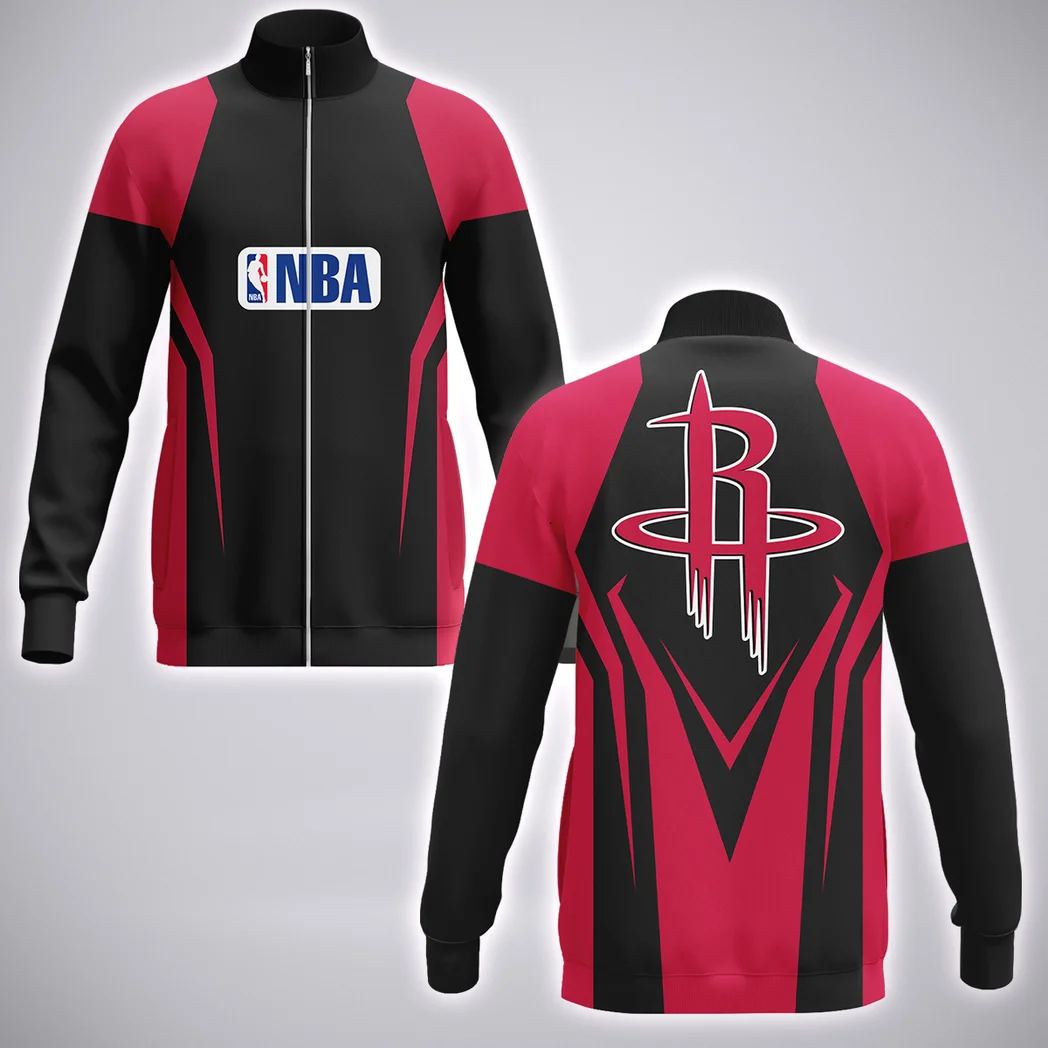 Everyday Basketball Nation Stand Collar Jacket, Athletic Style Fan Spirit Jacket HVN1274