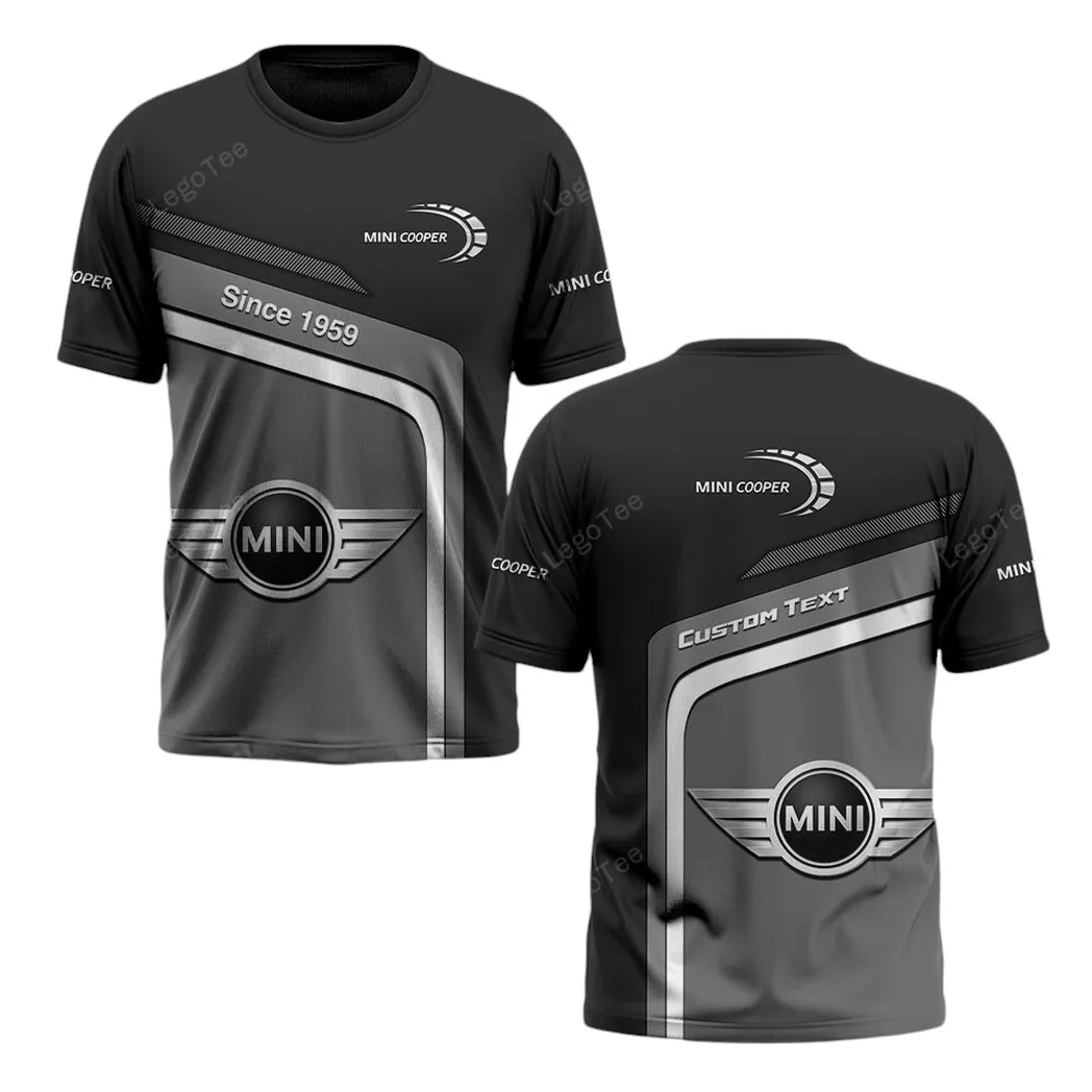 Everyday Compact T-Shirt 3D Print, Engine Roar Tee CAR111
