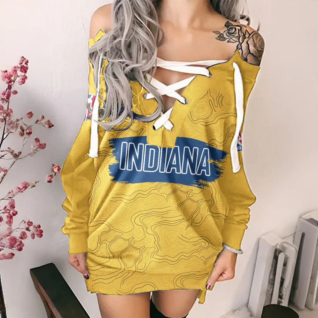 Everyday Court Lifestyle Lace-Up Sweatshirt For Women, Bold Game Day Pullover HVN1276