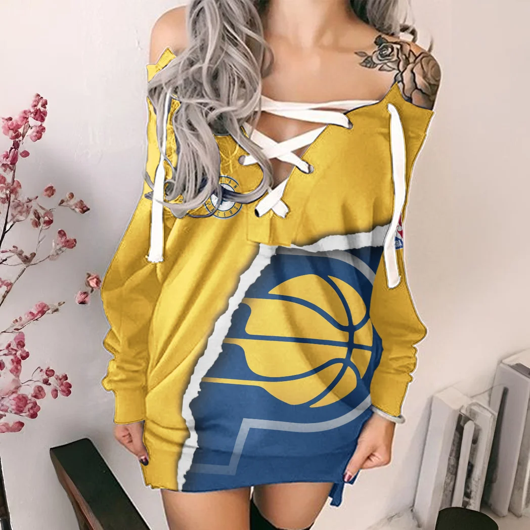 Everyday Court Lifestyle Lace-Up Sweatshirt For Women, Stylish Lace-Up Sport Top HVN1273