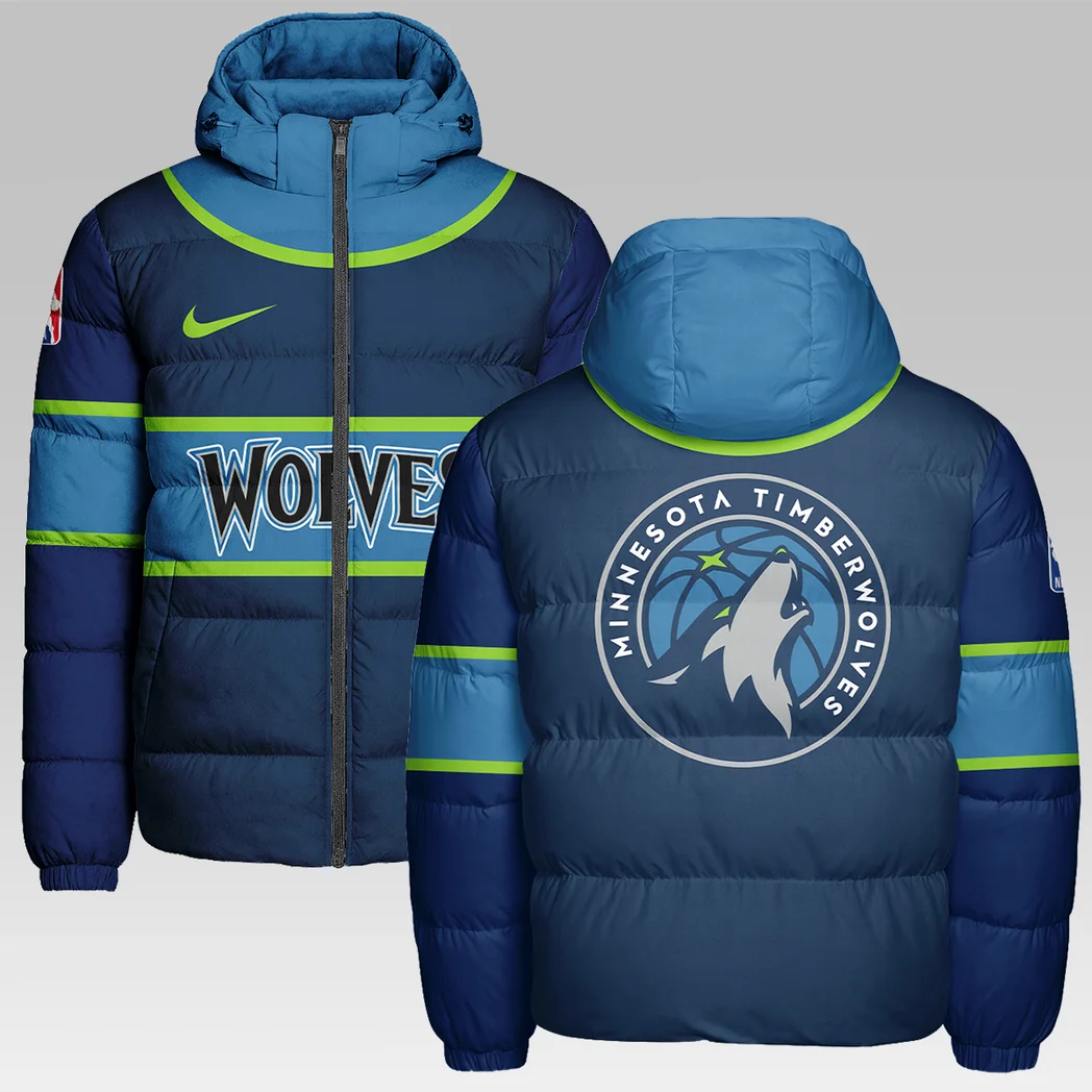 Everyday Fan Spirit Hooded Cotton Jacket, Sport Culture Street Puffer HVN1275