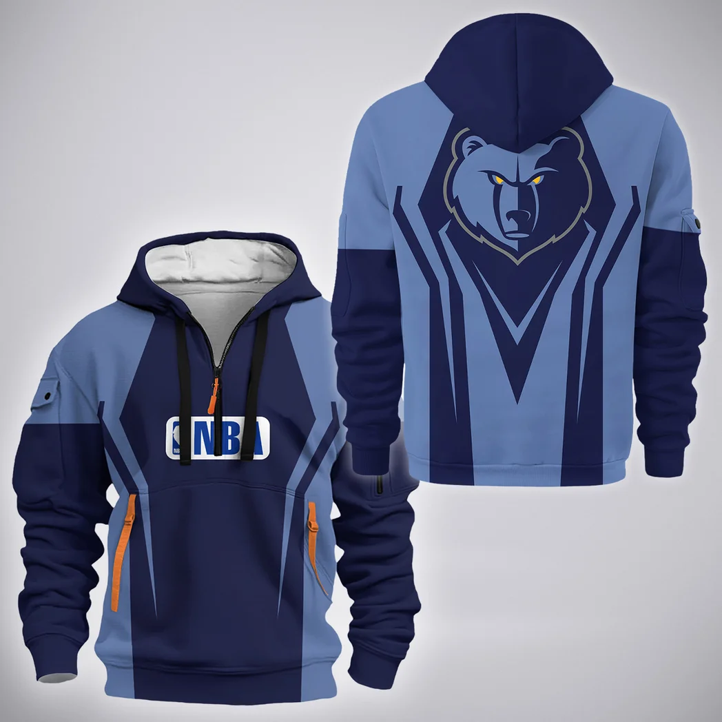 Everyday Hoop Culture Hoodie Half Zip 3D, Active Spirit Hoodie HVN1274