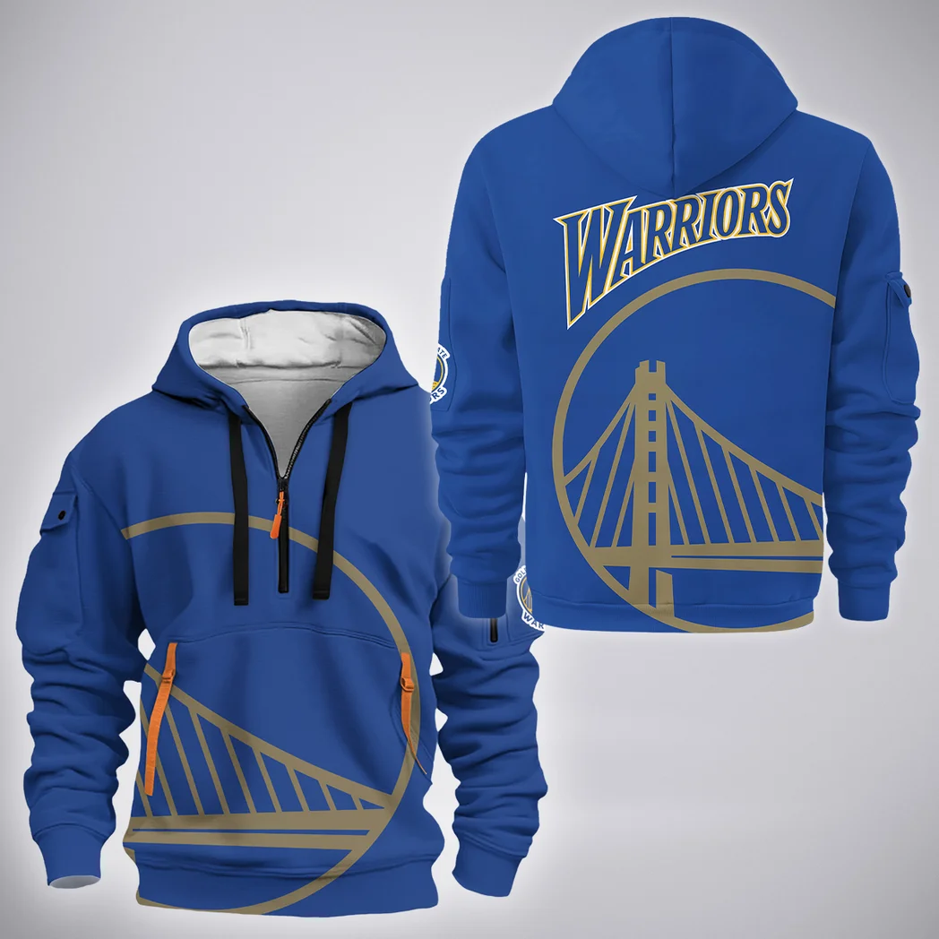 Everyday Hoop Nation Hoodie Half Zip 3D, Bold Fan Hoodie HVN1278