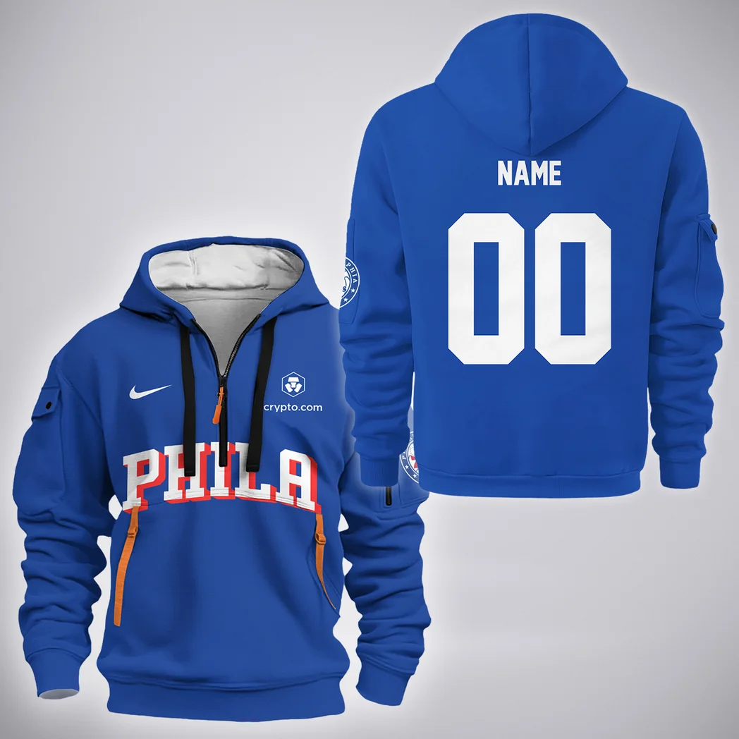 Everyday Hoop Pride Hoodie Half Zip 3D, Athletic Fan Half-Zip Hoodie HVN1280