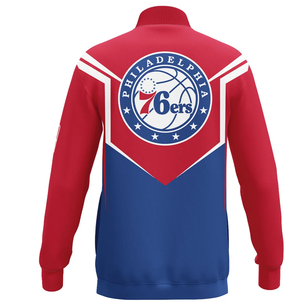 Everyday Hoop Pride Stand Collar Jacket, Bold Game Day Spirit Jacket HVN1279 - Image 3