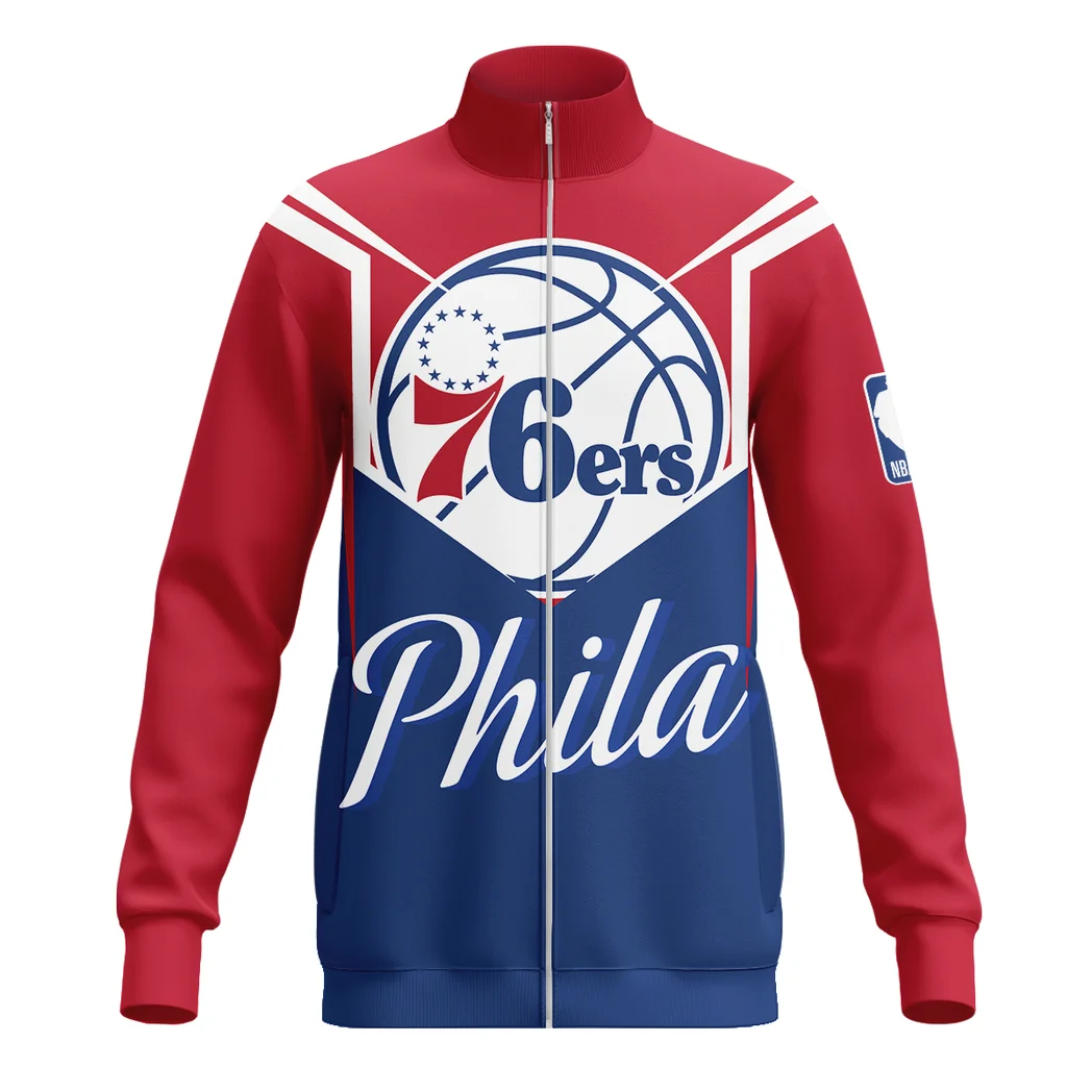 Everyday Hoop Pride Stand Collar Jacket, Bold Game Day Spirit Jacket HVN1279 - Image 2