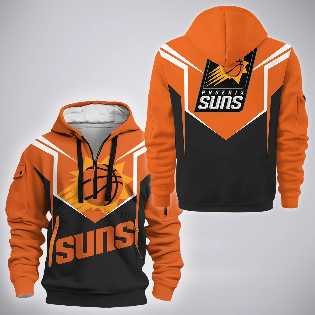 Everyday Hoop Spirit Hoodie Half Zip 3D, True Fan Hoodie HVN1279