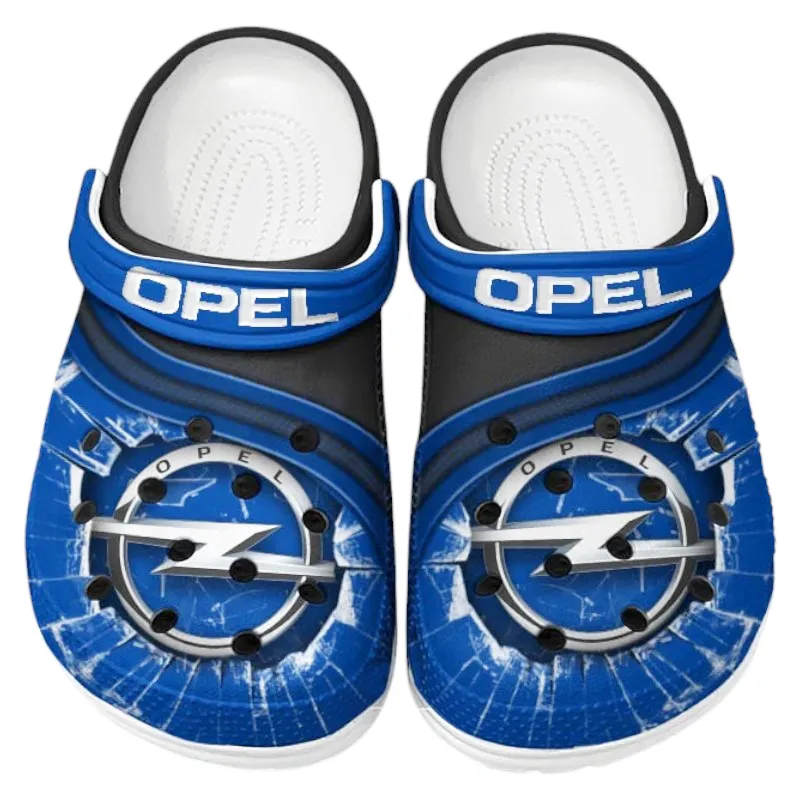 Everyday Ride Lover’s All Over Print Clog, Slip-On Shoes for Daily Comfort and Garage Style CAR188 - Blue