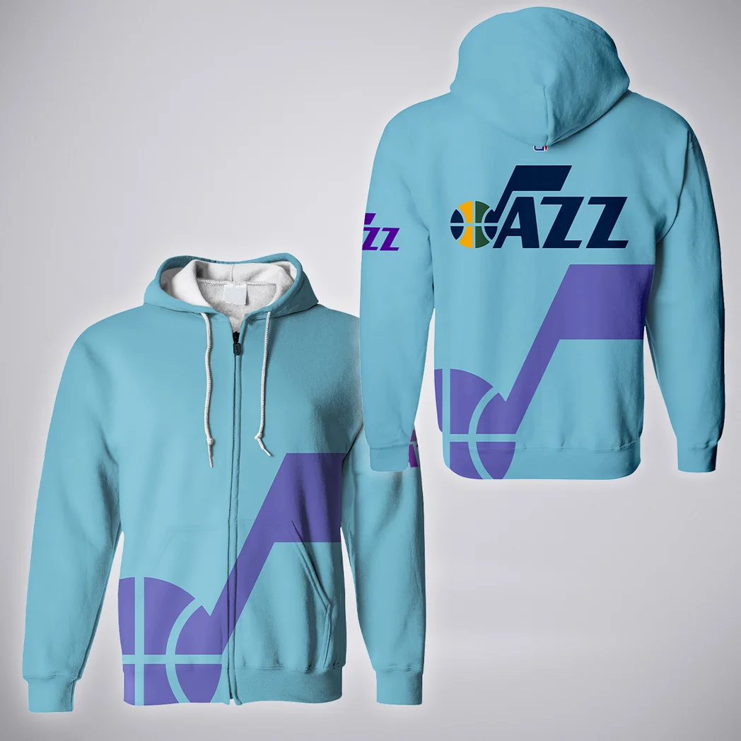 Everyday Supporter Lifestyle Zipper Hoodie, Athletic Fan Full-Zip Hoodie HVN1278