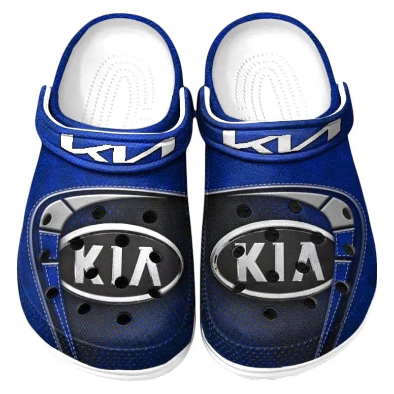 Everyday Vehicle Lover’s All Over Print Clog, Slip-On Shoes for Daily Comfort and Garage Style CAR177 - Blue