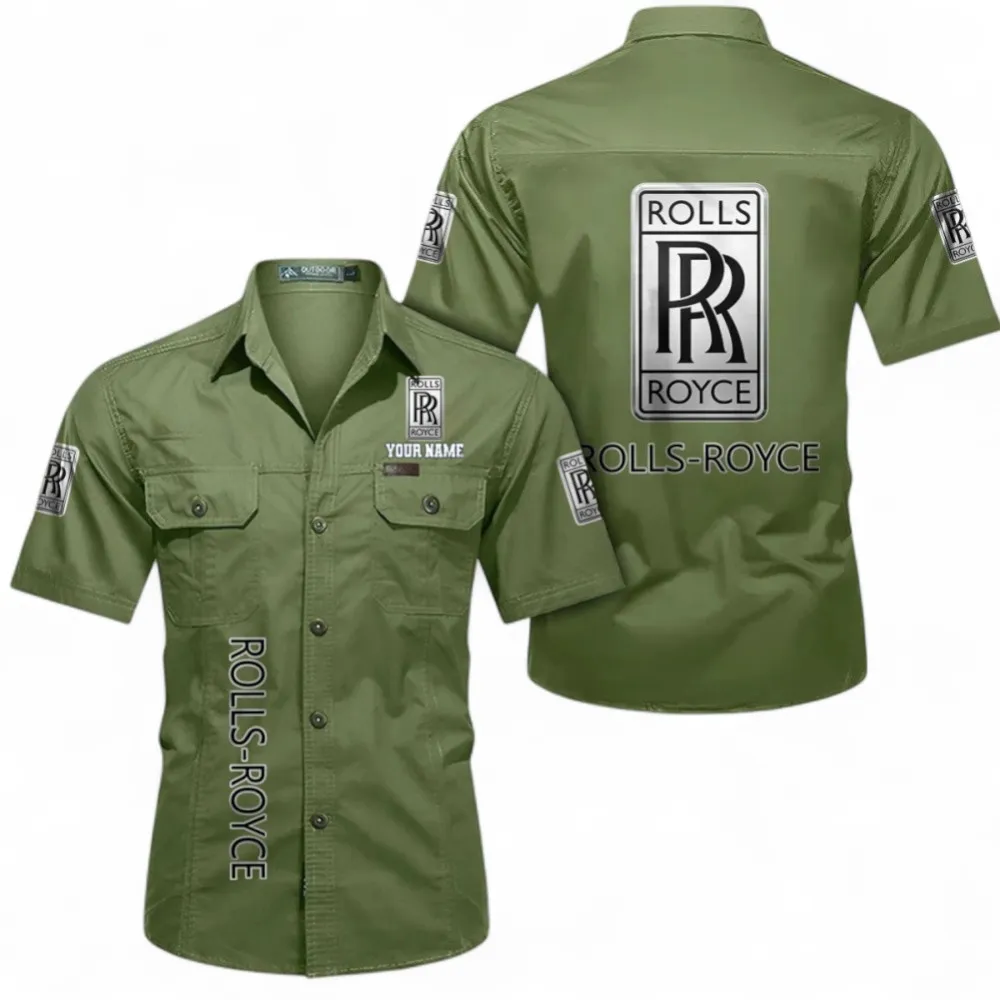 Exotic Luxury Ride Men's Everyday Short Sleeve Shirt, Custom Name CAR392 - Fruit Green
