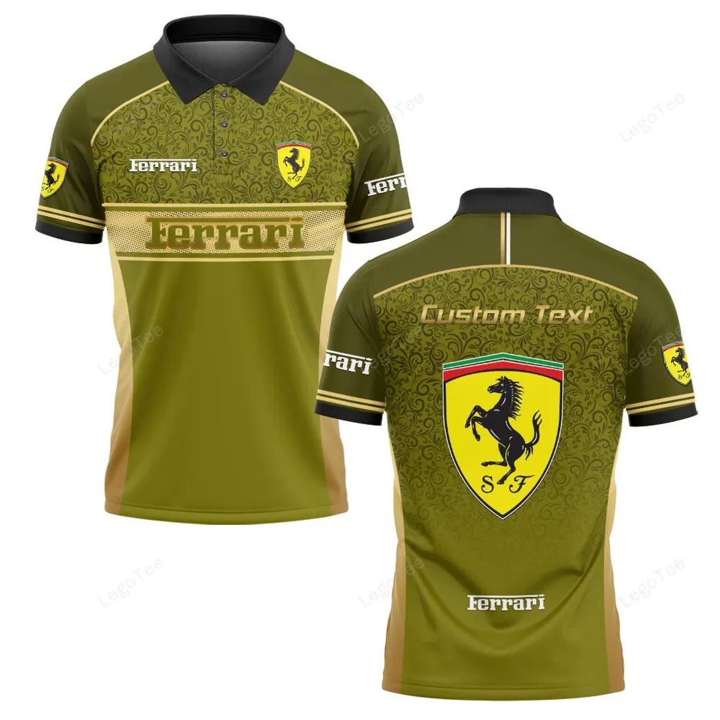 Exotic Sports Car Polo Shirt, Sporty Everyday Polo For Car Enthusiasts CAR137021325909