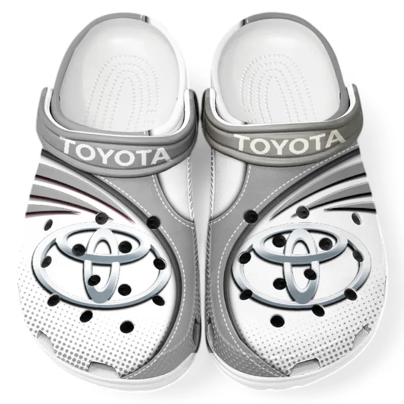 Family Vehicle Culture Clog, Stylish All Over Print Lightweight Shoes for Auto Fans and Streetwear Style CAR181 - Gray