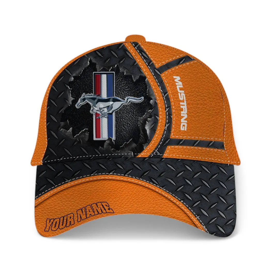 Fastback Coupe Classic Cap, Street Racing Baseball Cap For Auto Lovers CAR490 - Orange