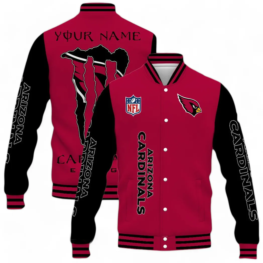 Feathered Army Baseball Jacket, Sport Lifestyle Varsity Jacket NFL161