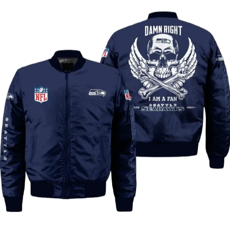 Feathered Army Bomber Jacket, Bomber Jacket Fan Essential NFL136