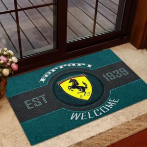 Luxury Speedster Doormat, All Over Print Doormat For Car Lovers CAR169 - Cyan