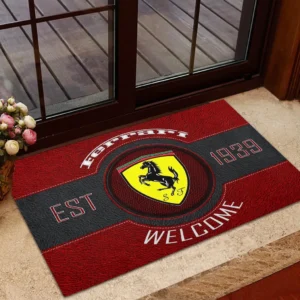 Italian Supercar Doormat, All Over Print Doormat For Car Lovers CAR169 - Red