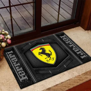 Track-Ready Sports Car Doormat, All Over Print Doormat For Car Owners CAR135 - Gray