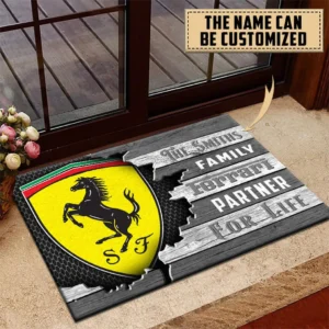 Luxury Speedster Doormat, All Over Print Doormat For Car Owners CAR135 - Gray