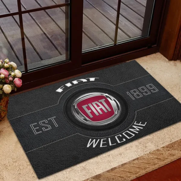 CityMotion Vehicles Doormat, Durable Auto-Inspired Rug for Garage or Home Entry CAR169 - Black