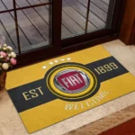 Italico Motors Doormat, All Over Print Doormat For Car Fans CAR169 - Yellow