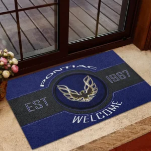 Old-School Coupe Doormat, All Over Print Doormat For Car Fans CAR169 - Blue