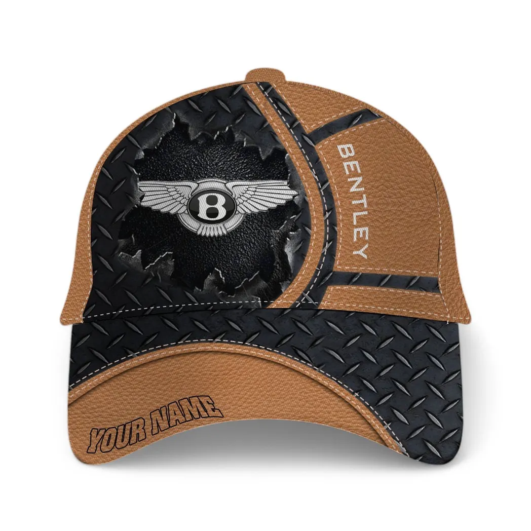 Flagship Luxury Auto Classic Cap, Bold Gearhead Baseball Cap For Auto Owners CAR490 - Brown