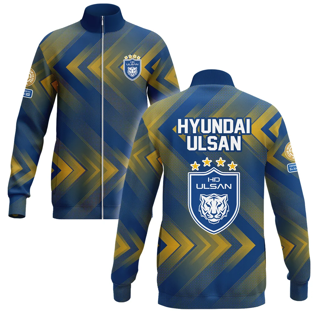 Football Energy Stand Collar Jacket, Breathable Sport Supporter Jacket HVN1064UH