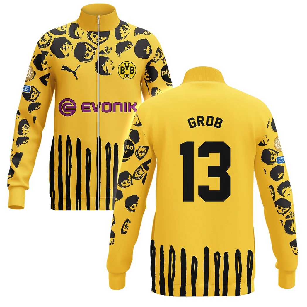 Football Energy Stand Collar Jacket, Sporty Jacket for Men & Women HVN1101PG