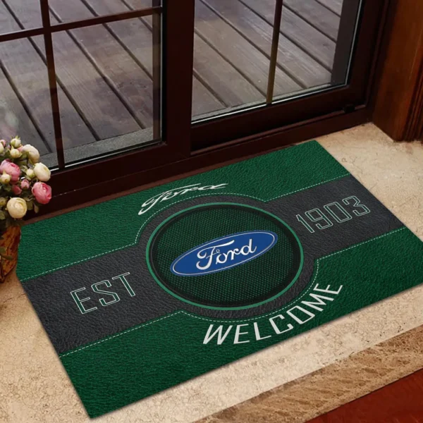 Muscle Car Doormat, All Over Print Doormat For Car Lovers CAR169 - Green