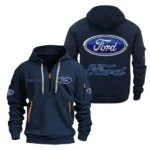 Exclusive Logo Hoodie Half Zipper For Pickup Legend Enthusiasts, Gift For Pickup Legend Fans CAR200 - Navy