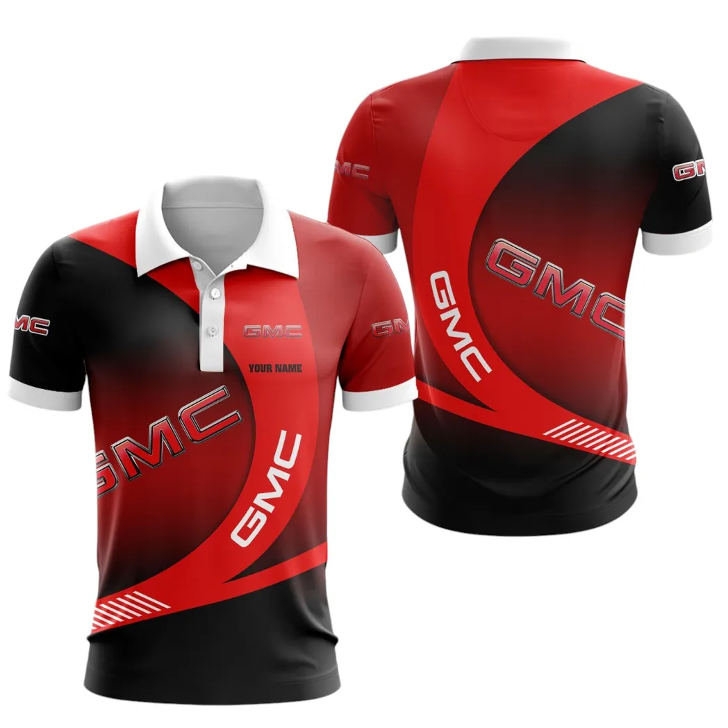 Full-Size Pickup Polo Shirt, Rugged Sport Streetwear Polo For Car Owner CAR7402222524