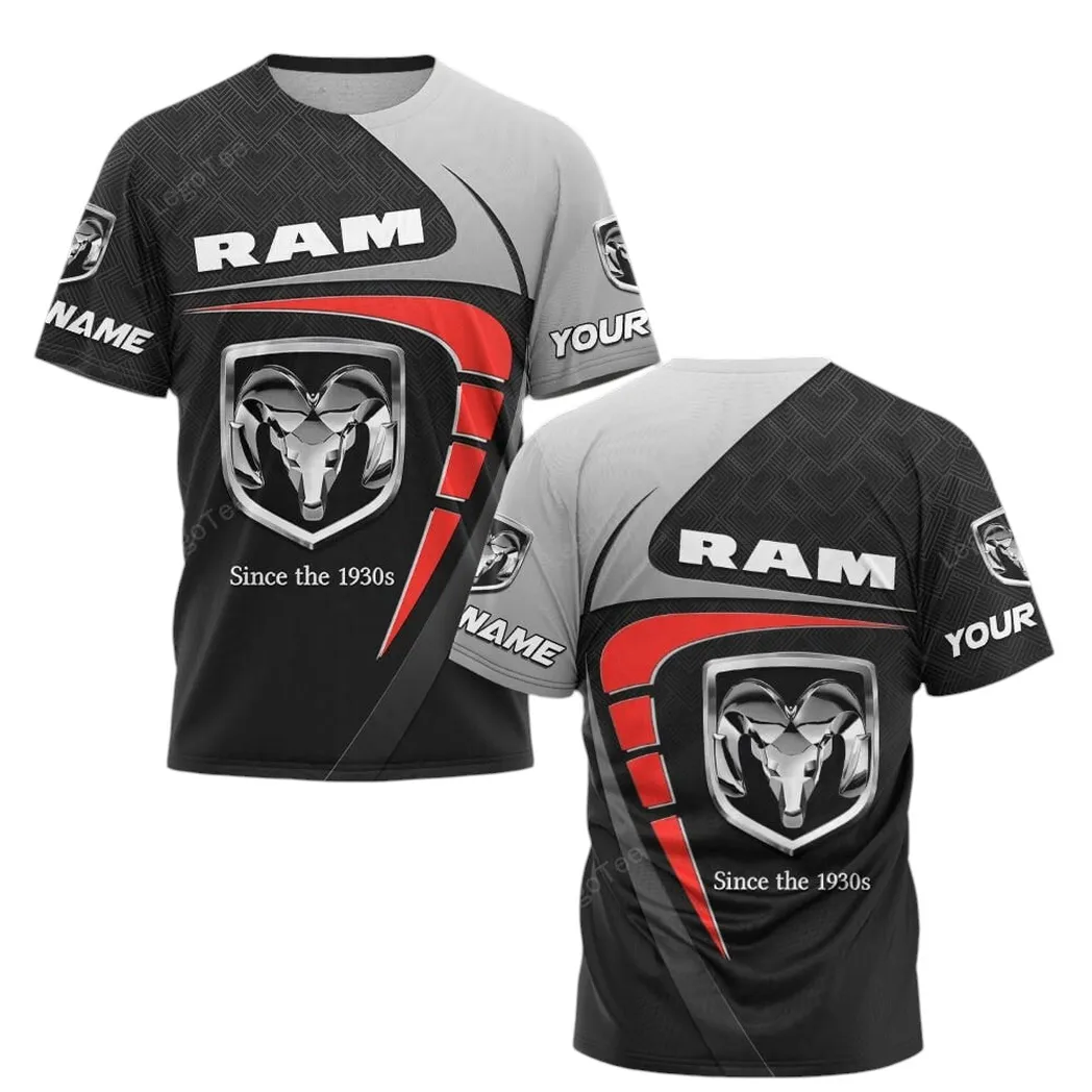 Full-Size Pickup T-Shirt 3D Print, Asphalt Rebel Tee CAR116