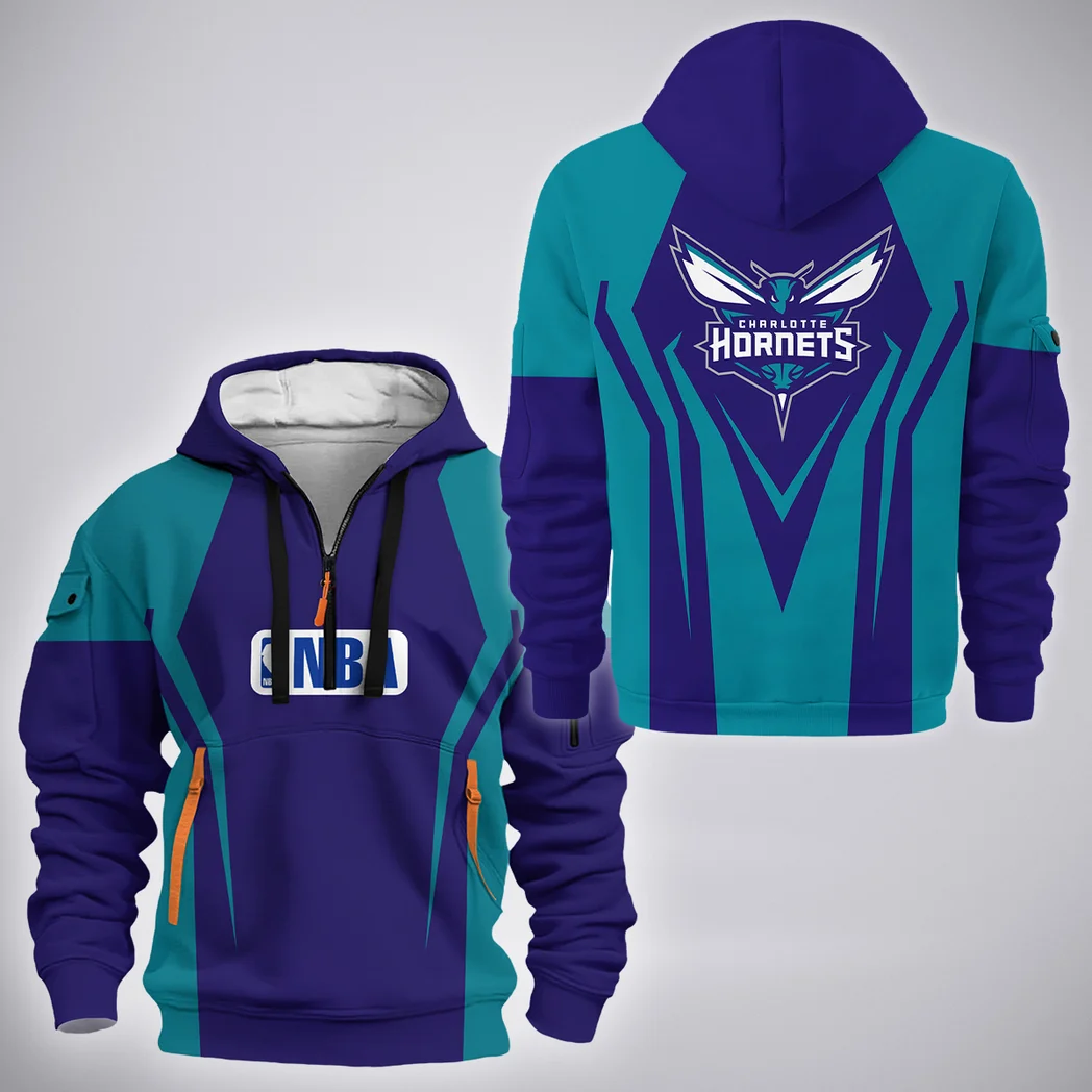 Game Day Squad Hoodie Half Zip 3D, Athletic Fan Half-Zip Hoodie HVN1274