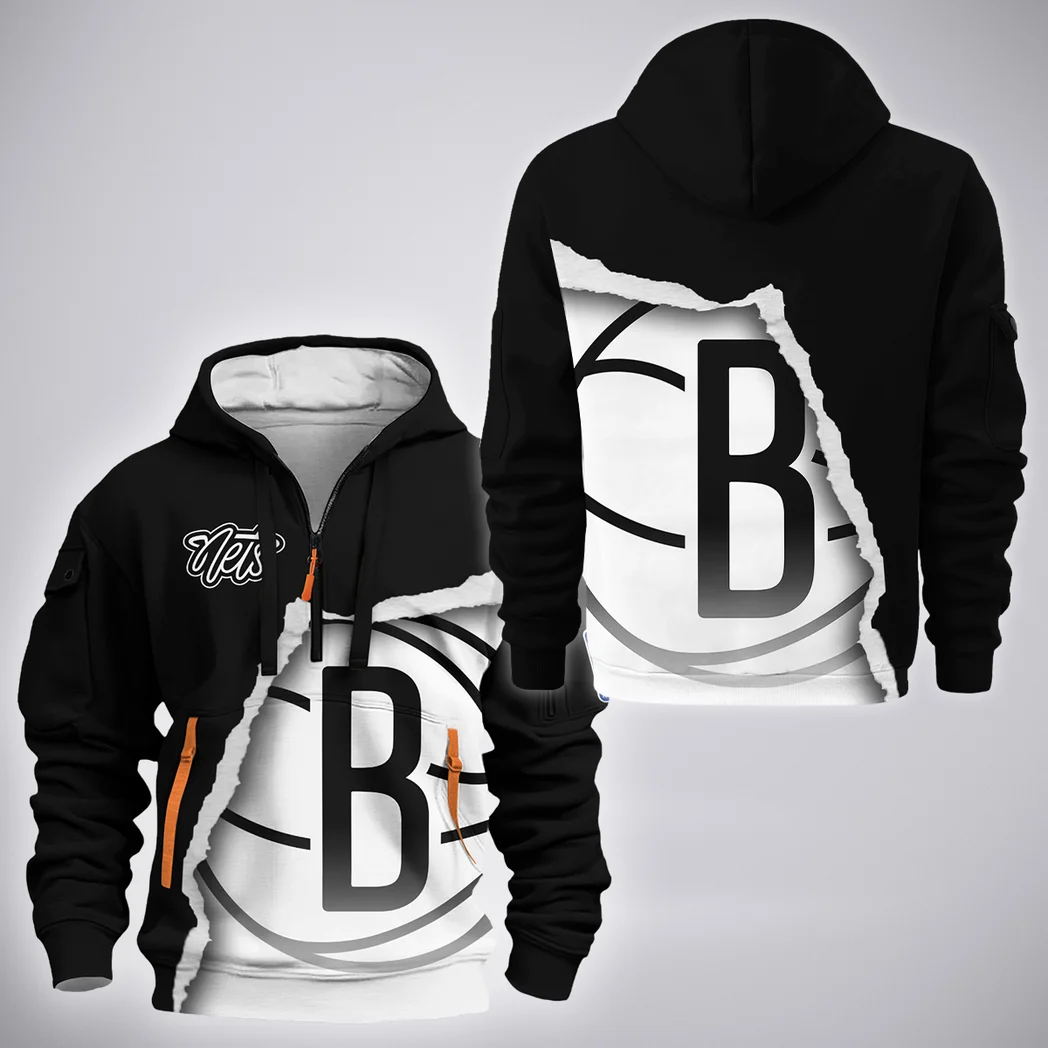 Game Day Support Crew Hoodie Half Zip 3D, Everyday Comfort Half-Zip Hoodie HVN1273