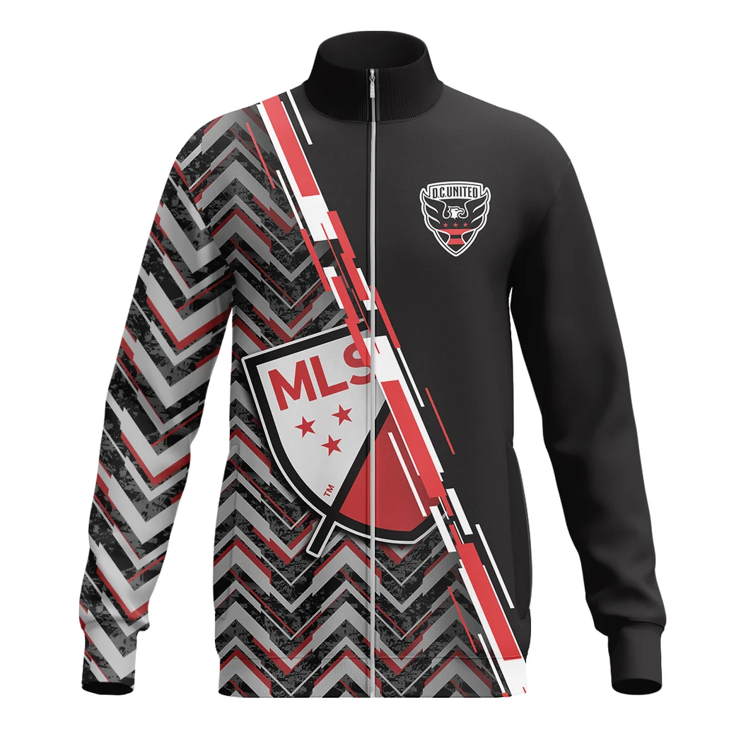 Game Pulse Stand Collar Jacket, Athletic Stretch Fan Lifestyle Jacket HVN1081DC - Image 2