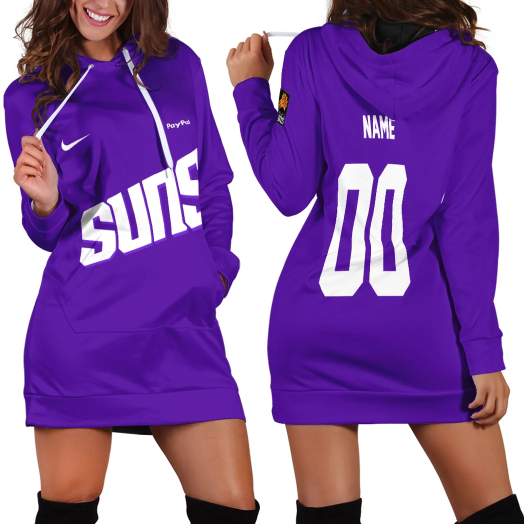 Game Ready Squad Hoodie Dress For Women, Athletic Spirit Hoodie Dress HVN1280