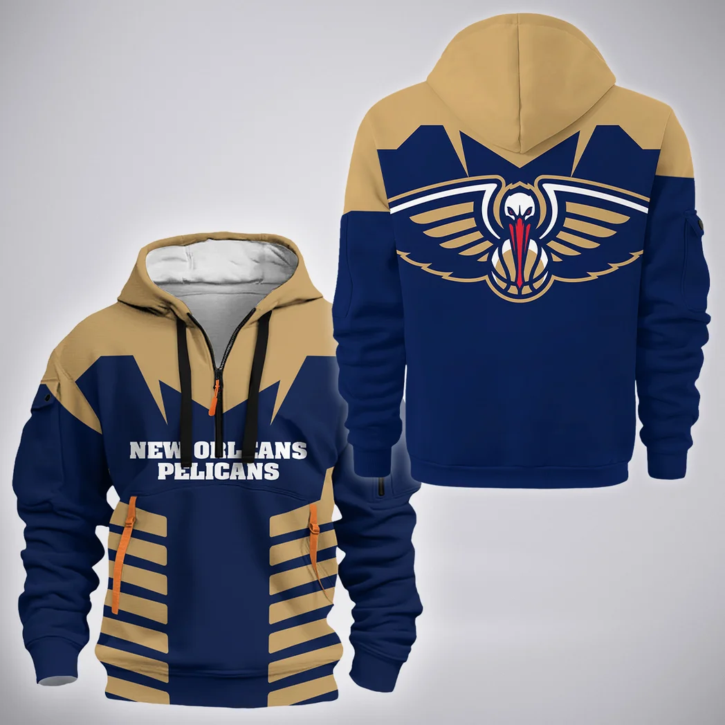 Game Ready Squad Hoodie Half Zip 3D, Everyday Fan Hoodie HVN1272