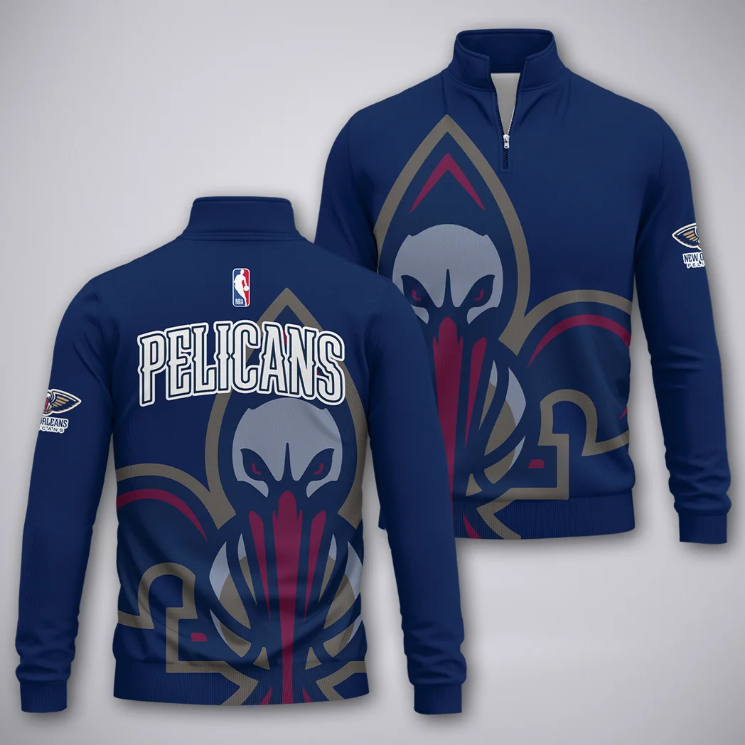 Game Ready Squad Quarter-Zip Sweatshirt, Streetwear Quarter-Zip for Fans HVN1278