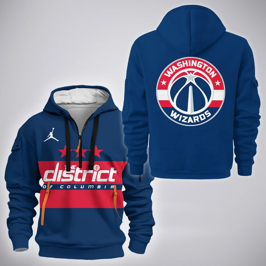 Game Ready Supporters Hoodie Half Zip 3D, All-Season Fan Half-Zip Hoodie HVN1277