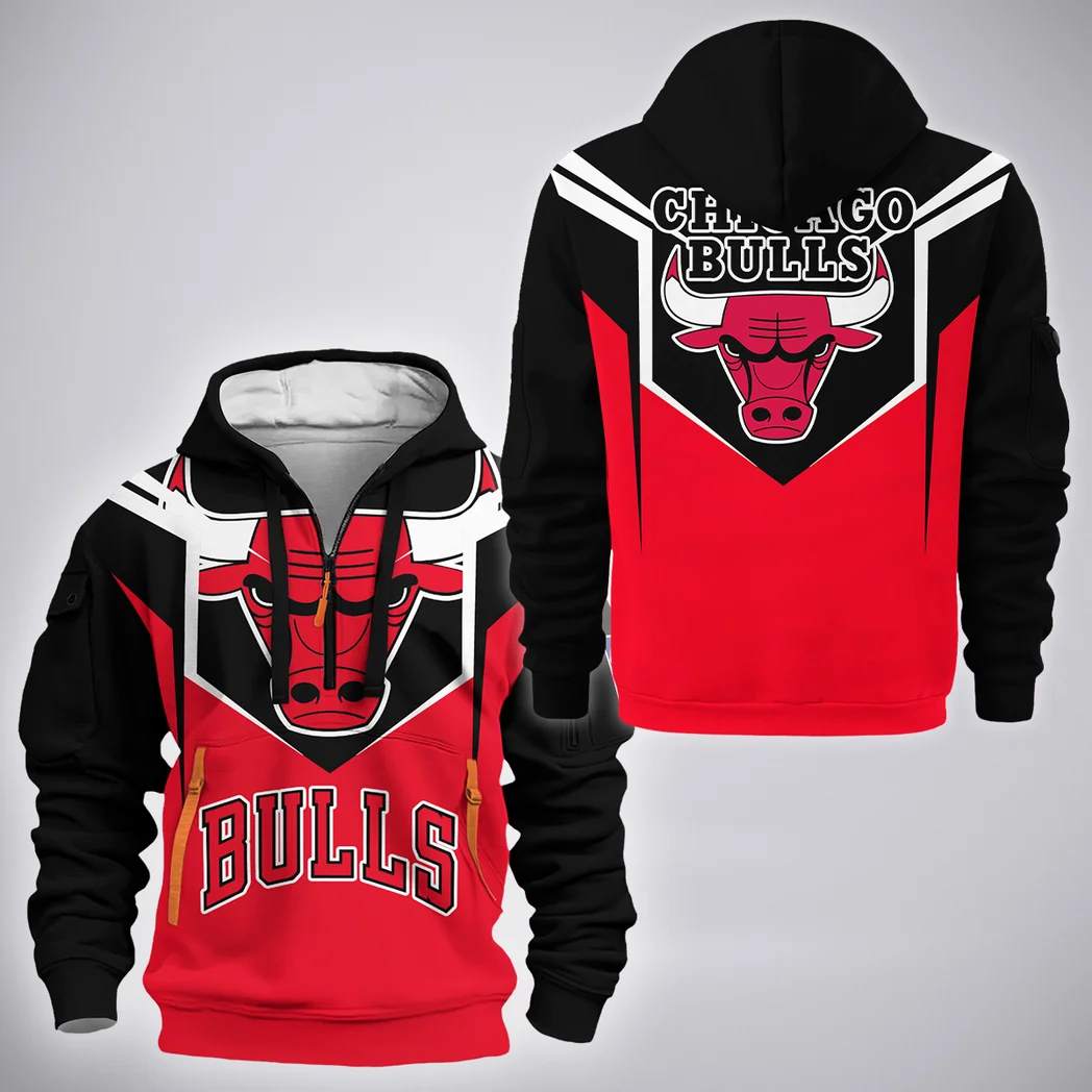 Game Ready Supporters Hoodie Half Zip 3D, Bold Energy Hoodie HVN1279
