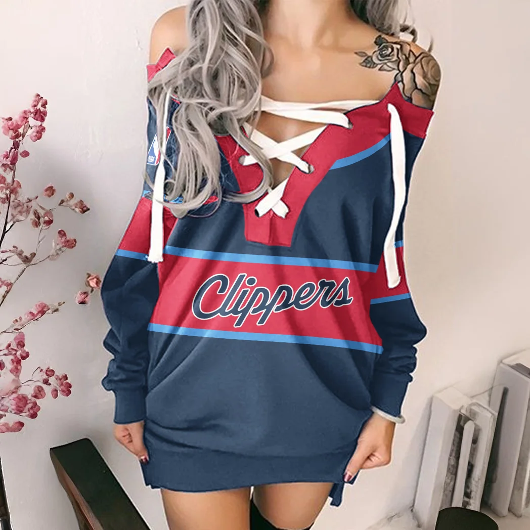 Game Ready Supporters Lace-Up Sweatshirt For Women, Streetwear Lace-Up Hoodie HVN1275