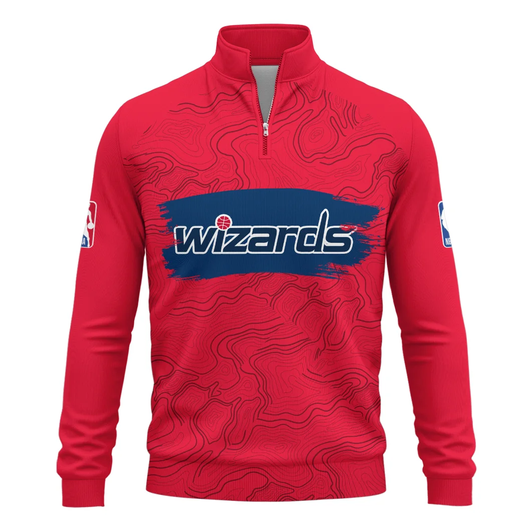 Game Ready Supporters Quarter-Zip Sweatshirt, Performance Fit Quarter-Zip Style HVN1276 - Image 2