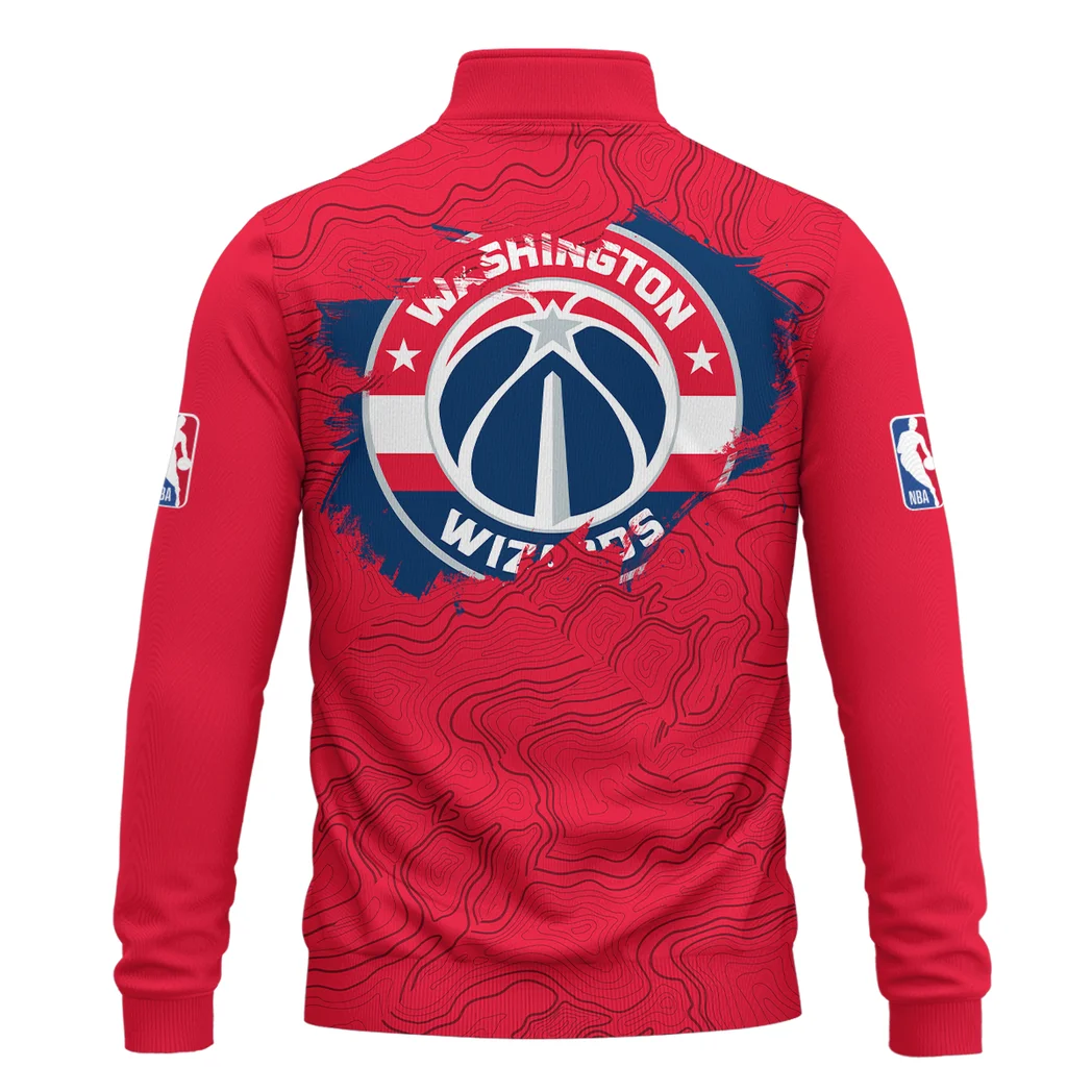 Game Ready Supporters Quarter-Zip Sweatshirt, Performance Fit Quarter-Zip Style HVN1276 - Image 3