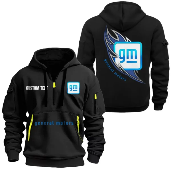 Hoodie Half Zipper Exclusive Logo Gift For Trail Rider Enthusiasts CAR170 - Black