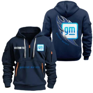 Hoodie Half Zipper Exclusive Logo Gift For Road Vehicle Producer Enthusiasts CAR170 - Navy
